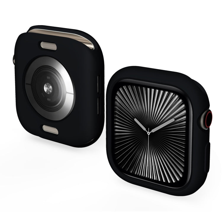 For Apple Watch Series 11 / 10 46mm ENKAY Hat-Prince Candy Color TPU Watch Case(Black) by ENKAY