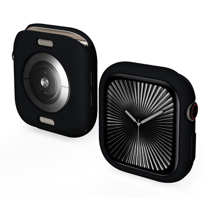 For Apple Watch Series 11 / 10 42mm ENKAY Hat-Prince Candy Color TPU Watch Case(Black) by ENKAY