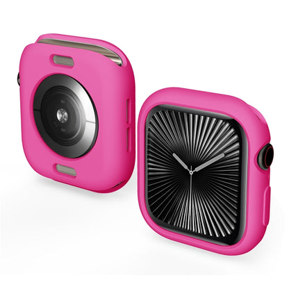 For Apple Watch Series 11 / 10 42mm ENKAY Hat-Prince Candy Color TPU Watch Case(Rose) by ENKAY