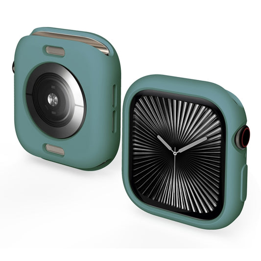 For Apple Watch Series 11 / 10 42mm ENKAY Hat-Prince Candy Color TPU Watch Case(Green) by ENKAY