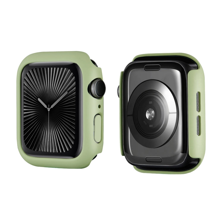 For Apple Watch Series 11 / 10 46mm ENKAY Hat-Prince Solid Color PC Watch Case Shockproof Cover(Light Green) by ENKAY