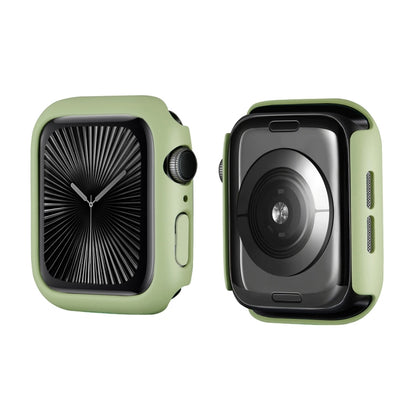 For Apple Watch Series 11 / 10 42mm ENKAY Hat-Prince Solid Color PC Watch Case Shockproof Cover(Light Green) by ENKAY