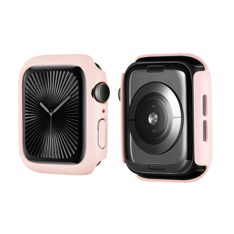 For Apple Watch Series 11 / 10 42mm ENKAY Hat-Prince Solid Color PC Watch Case Shockproof Cover(Pink) by ENKAY