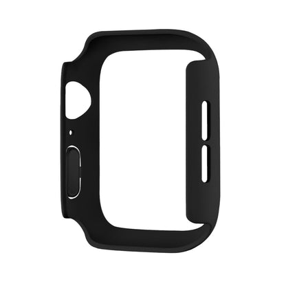 For Apple Watch Series 11 / 10 42mm ENKAY Hat-Prince 2 in 1 Solid Color PC Watch Case with Full Coverage PMMA Soft Film(Orange) by ENKAY