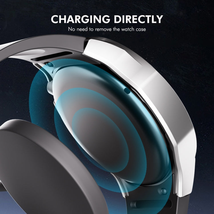 For Huawei Watch GT 5 41mm ENKAY Hat-Prince Tempered Glass Film Integrated PC Watch Case(Silver) by ENKAY