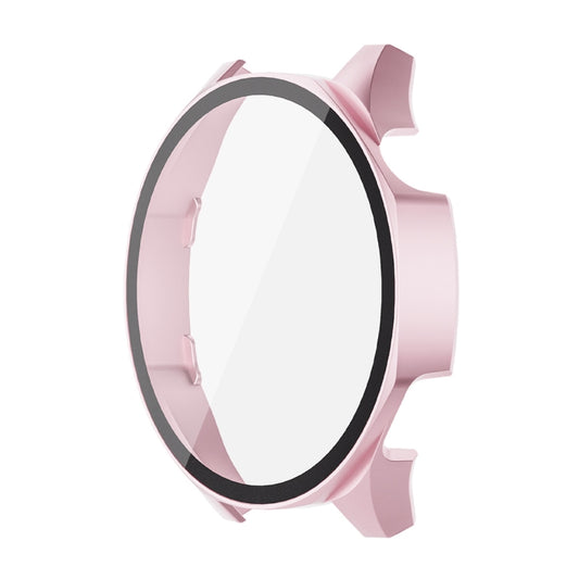 For Huawei Watch GT 5 46mm ENKAY Hat-Prince Tempered Glass Film Integrated PC Watch Case(Pink) by ENKAY