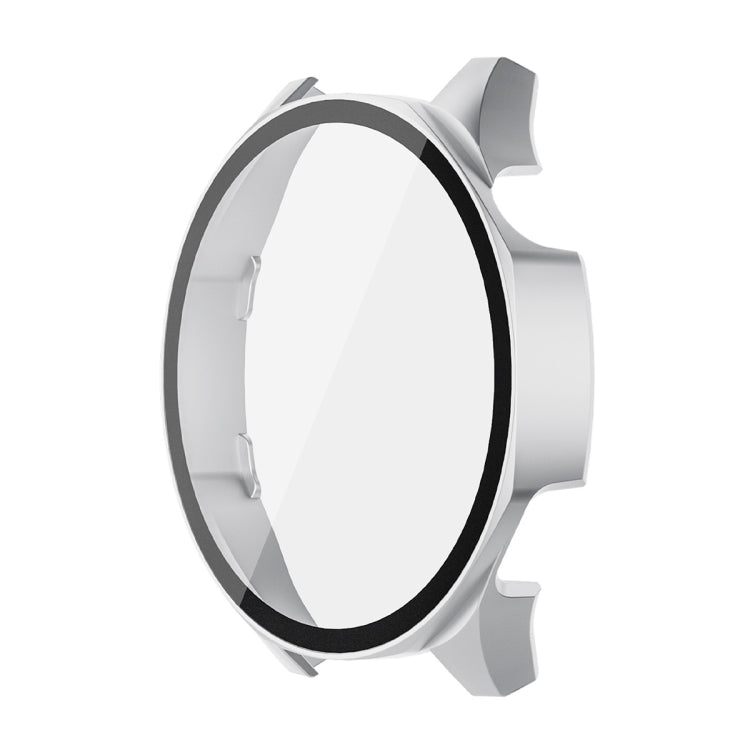 For Huawei Watch GT 5 46mm ENKAY Hat-Prince Tempered Glass Film Integrated PC Watch Case(Silver) by ENKAY