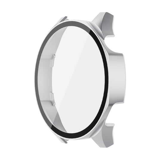 For Huawei Watch GT 5 46mm ENKAY Hat-Prince Tempered Glass Film Integrated PC Watch Case(Silver) by ENKAY