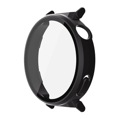 For Huawei Watch GT 5 Pro 42mm ENKAY Hat-Prince Tempered Glass Film Integrated PC Watch Case(Black) by ENKAY