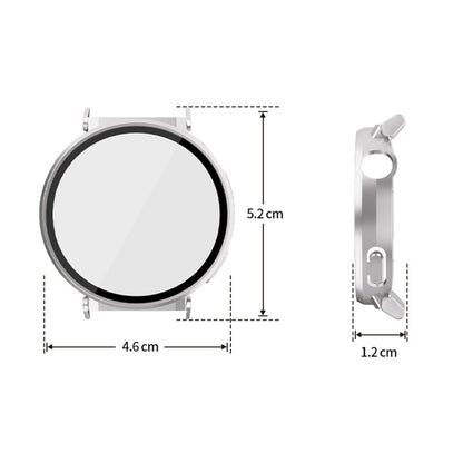 For Huawei Watch GT 5 Pro 42mm ENKAY Hat-Prince Tempered Glass Film Integrated PC Watch Case(Dark Blue) by ENKAY