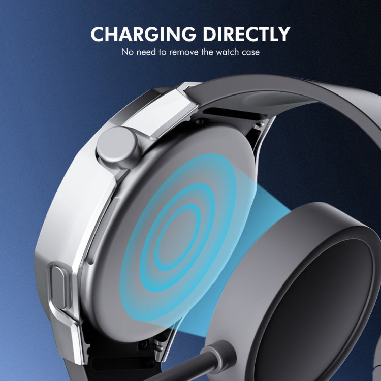 For Huawei Watch GT 5 Pro 42mm ENKAY Hat-Prince Tempered Glass Film Integrated PC Watch Case(Dark Blue) by ENKAY