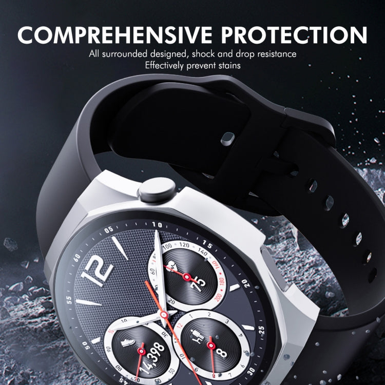 For Huawei Watch GT 5 Pro 42mm ENKAY Hat-Prince Tempered Glass Film Integrated PC Watch Case(Transparent) by ENKAY
