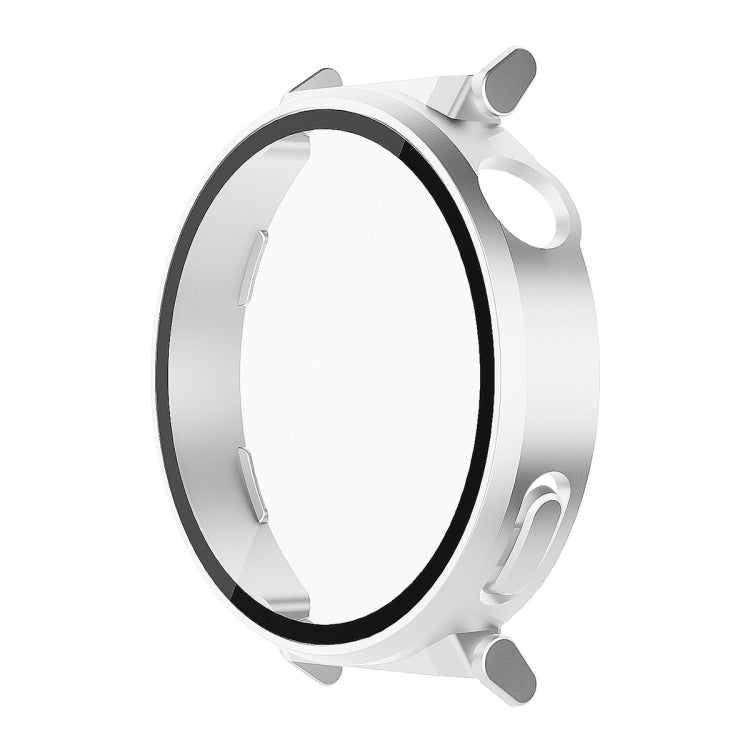 For Huawei Watch GT 5 Pro 42mm ENKAY Hat-Prince Tempered Glass Film Integrated PC Watch Case(Silver) by ENKAY