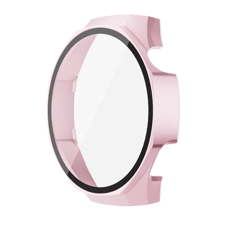 For Huawei Watch GT 5 Pro 46mm ENKAY Hat-Prince Tempered Glass Film Integrated PC Watch Case(Pink) by ENKAY