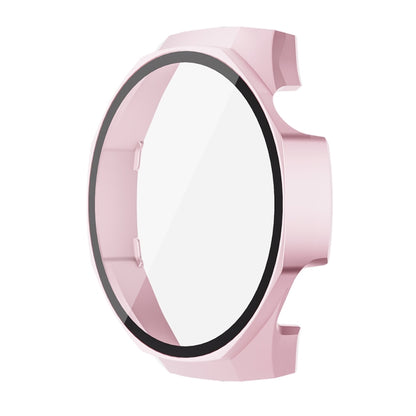 For Huawei Watch GT 5 Pro 46mm ENKAY Hat-Prince Tempered Glass Film Integrated PC Watch Case(Pink) by ENKAY