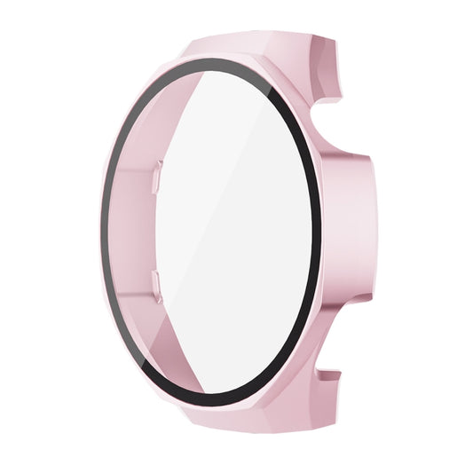 For Huawei Watch GT 5 Pro 46mm ENKAY Hat-Prince Tempered Glass Film Integrated PC Watch Case(Pink) by ENKAY