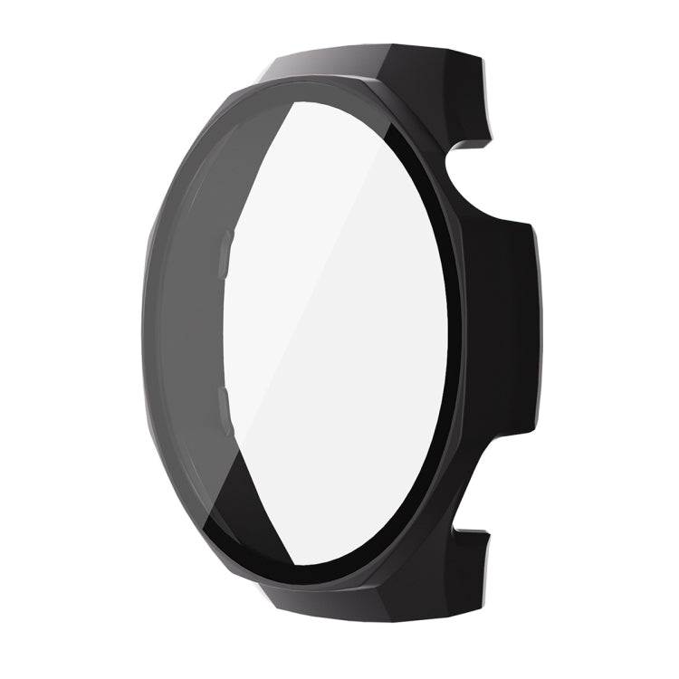 For Huawei Watch GT 5 Pro 46mm ENKAY Hat-Prince Tempered Glass Film Integrated PC Watch Case(Black) by ENKAY