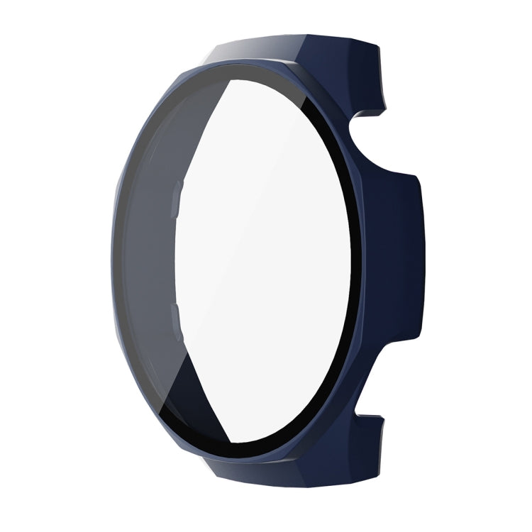 For Huawei Watch GT 5 Pro 46mm ENKAY Hat-Prince Tempered Glass Film Integrated PC Watch Case(Dark Blue) by ENKAY