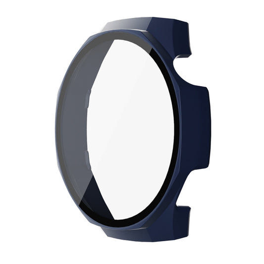 For Huawei Watch GT 5 Pro 46mm ENKAY Hat-Prince Tempered Glass Film Integrated PC Watch Case(Dark Blue) by ENKAY