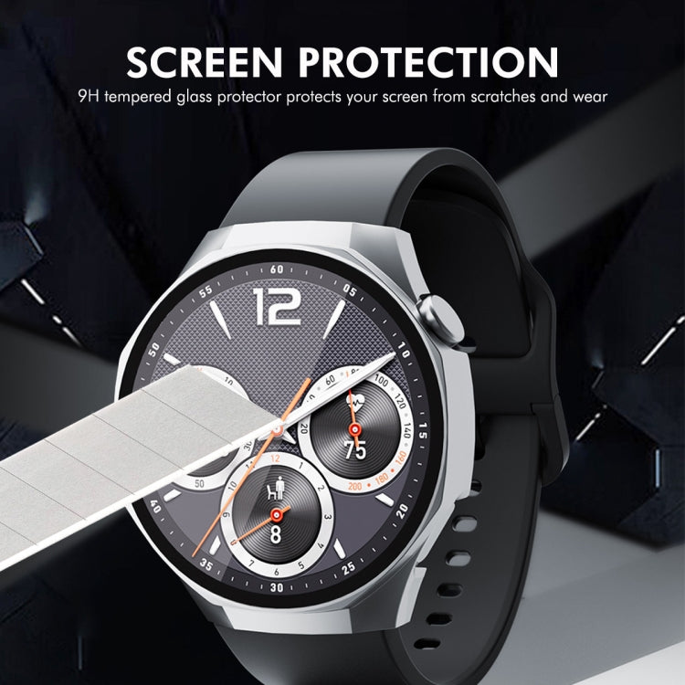 For Huawei Watch GT 5 Pro 46mm ENKAY Hat-Prince Tempered Glass Film Integrated PC Watch Case(Transparent) by ENKAY
