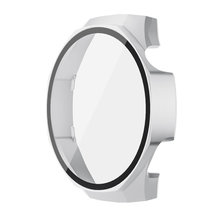 For Huawei Watch GT 5 Pro 46mm ENKAY Hat-Prince Tempered Glass Film Integrated PC Watch Case(Silver) by ENKAY