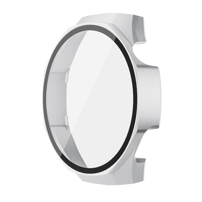 For Huawei Watch GT 5 Pro 46mm ENKAY Hat-Prince Tempered Glass Film Integrated PC Watch Case(Silver) by ENKAY
