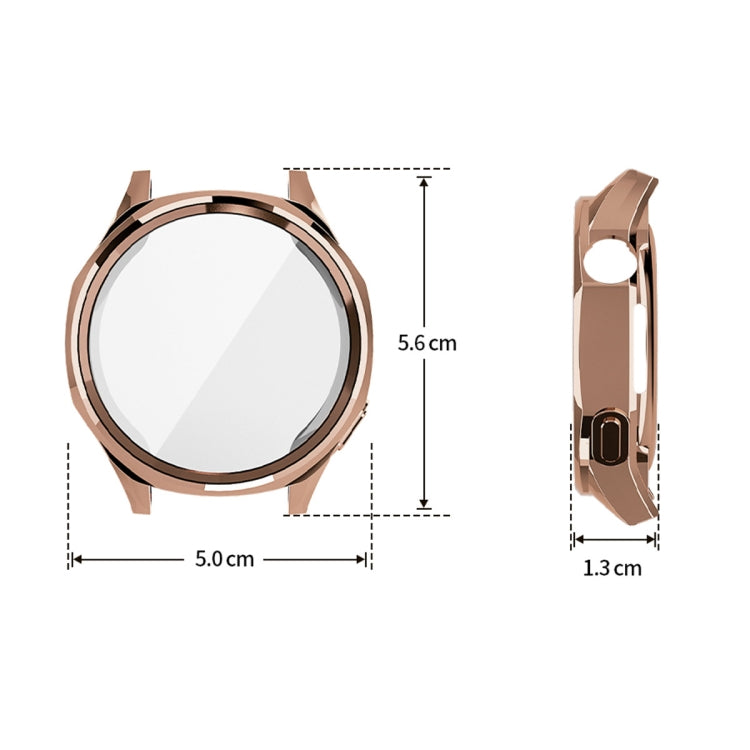 For Huawei Watch GT 5 46mm ENKAY Hat-Prince Electroplated Soft TPU Watch Case with Screen Film(Rose Gold) by ENKAY