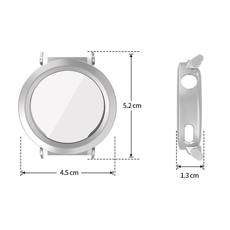 For Huawei Watch GT 5 Pro 42mm ENKAY Hat-Prince Electroplated Soft TPU Watch Case with Screen Film(Dark Blue) by ENKAY