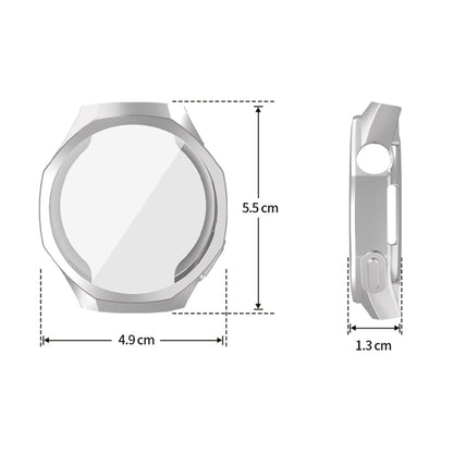For Huawei Watch GT 5 Pro 46mm ENKAY Hat-Prince Electroplated Soft TPU Watch Case with Screen Film(Silver) by ENKAY