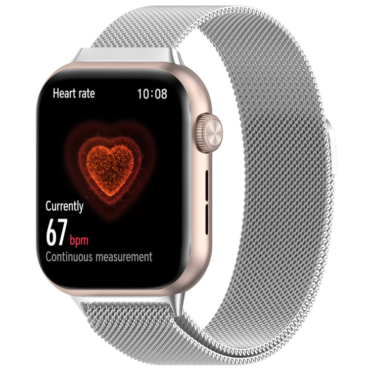 For Honor Watch 5 Milan Magnetic Buckle Steel Mesh Watch Band(Silver) by bashfashion