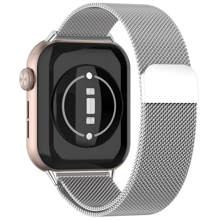For Honor Watch 5 Milan Magnetic Buckle Steel Mesh Watch Band(Silver) by bashfashion