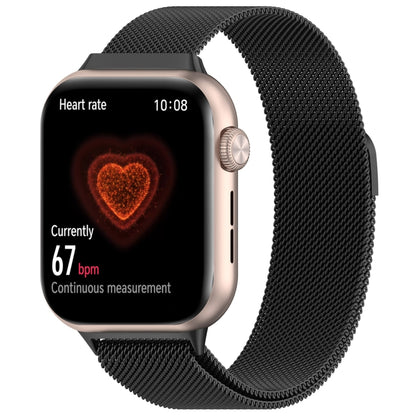 For Honor Watch 5 Milan Magnetic Buckle Steel Mesh Watch Band(Black) by bashfashion