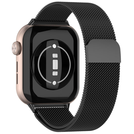 For Honor Watch 5 Milan Magnetic Buckle Steel Mesh Watch Band(Black) by bashfashion