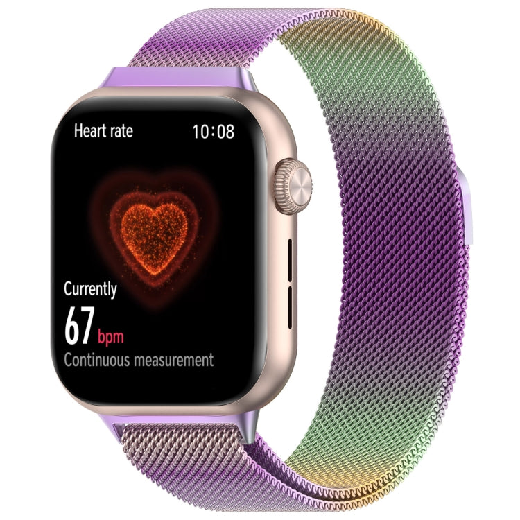 For Honor Watch 5 Milan Magnetic Buckle Steel Mesh Watch Band(Colorful) by bashfashion