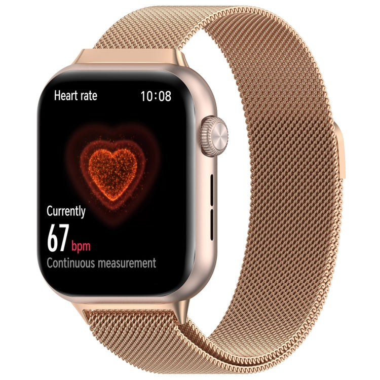 For Honor Watch 5 Milan Magnetic Buckle Steel Mesh Watch Band(Rose Gold) by bashfashion