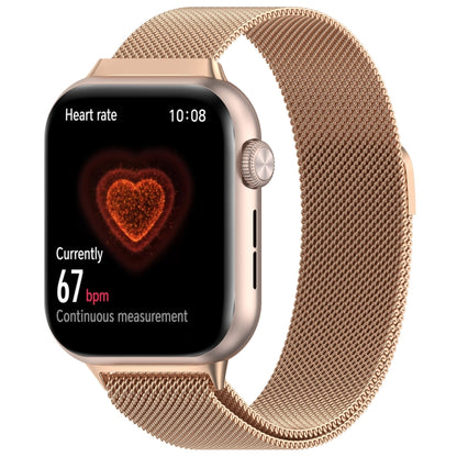 For Honor Watch 5 Milan Magnetic Buckle Steel Mesh Watch Band(Rose Gold) by bashfashion