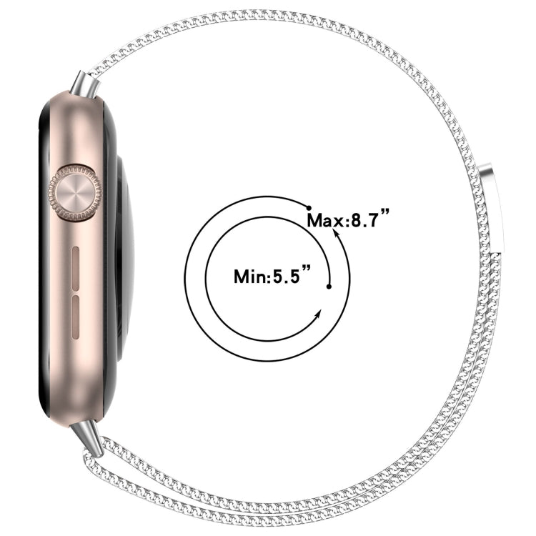 For Honor Watch 5 Milan Magnetic Buckle Steel Mesh Watch Band(Rose Gold) by bashfashion