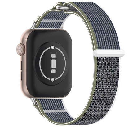 For Honor Watch 5 Nylon Woven Hook and Loop Fastener Watch Band(Green Gray) by bashfashion