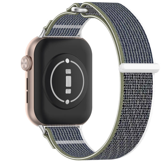 For Honor Watch 5 Nylon Woven Hook and Loop Fastener Watch Band(Green Gray) by bashfashion