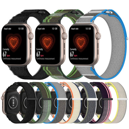 For Honor Watch 5 Nylon Woven Hook and Loop Fastener Watch Band(Orange Creamy White) by bashfashion