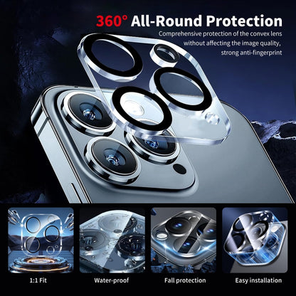 For iPhone 15 Pro ENKAY Hat-Prince Card Slot Wallet TPU Back Leather Phone Case with Lens Film(Purple) by ENKAY