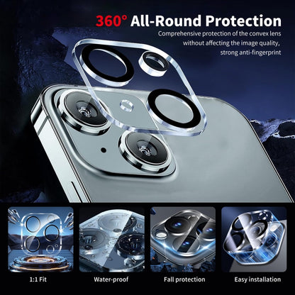 For iPhone 15 ENKAY Hat-Prince Card Slot Wallet TPU Back Leather Phone Case with Lens Film(Purple) by ENKAY