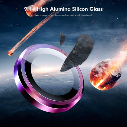 For iPhone 16e ENKAY 9H Rear Lens Aluminium Alloy Tempered Glass Film(Colorful) by ENKAY