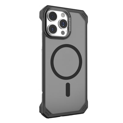 For iPhone 13 Pro Starshield Frameless MagSafe PC Phone Case(Black) by bashfashion