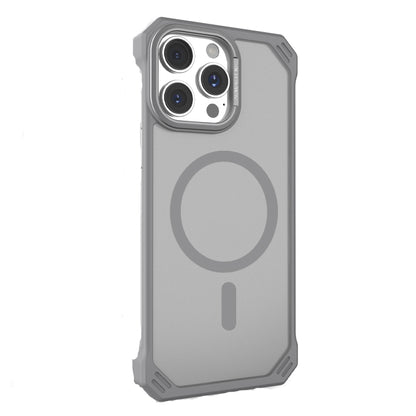 For iPhone 13 Pro Starshield Frameless MagSafe PC Phone Case(Grey) by bashfashion
