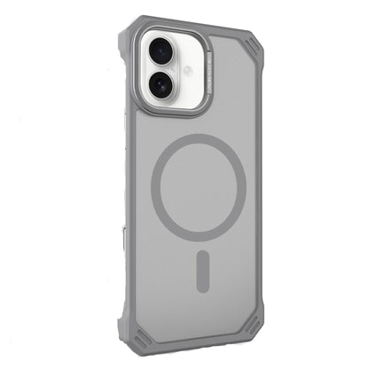 For iPhone 16 Plus Starshield Frameless MagSafe PC Phone Case(Grey) by bashfashion