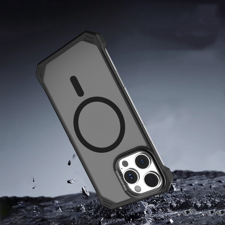 For iPhone 16 Pro Starshield Frameless MagSafe PC Phone Case(Desert Gold) by bashfashion