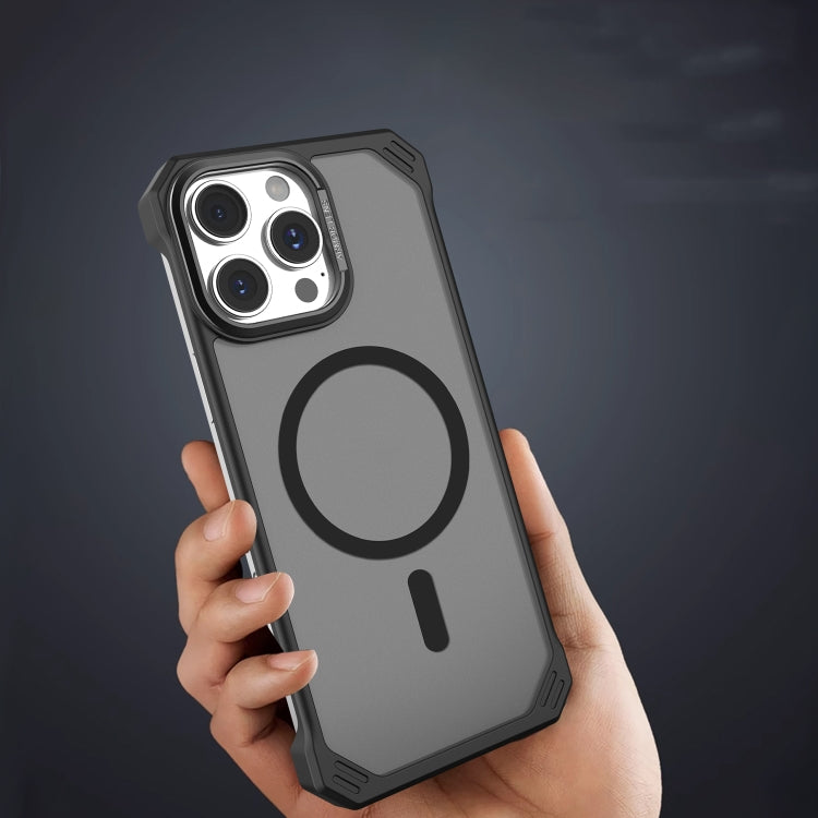 For iPhone 13 Pro Max Starshield Frameless MagSafe PC Phone Case(Purple) by bashfashion