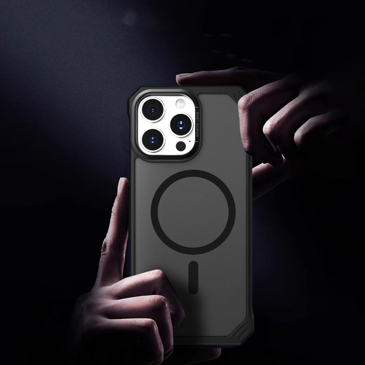 For iPhone 16 Starshield Frameless MagSafe PC Phone Case(Black) by bashfashion