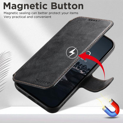For iPhone 17 Suteni Q05 2-in-1 Multi-function Detachable Wallet MagSafe Phone Case(Black) by Suteni